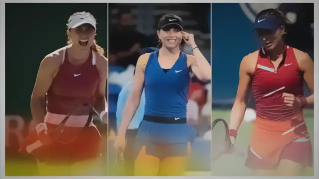 Video thumbnail for Paula Badosa 2022 Nike tennis fashion