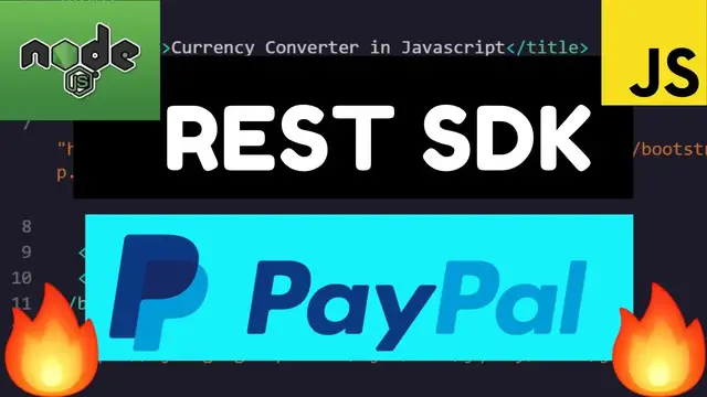 Video thumbnail for Node.js Express Paypal Checkout REST API SDK Payment Gateway Integration Full Example 2020