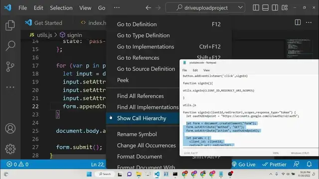 Video thumbnail for Javascript OAuth2 Google Drive Upload File to Folder Using Fetch API & HTTP POST Method in Browser