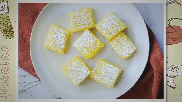 Video thumbnail for Healthy Lemon Bars - A Low-Calorie Sweet Snack