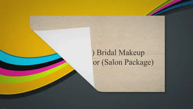 'Video thumbnail for (Professional) Bridal Makeup Chandigarh Parlor (Salon Package)'