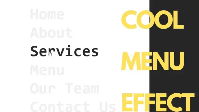 Video thumbnail for How to make Text Typing Animation Effect in Menu in Pure HTML5 & CSS3