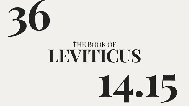 Video thumbnail for DAY 36 | The Book of Leviticus: Chapter 14-15