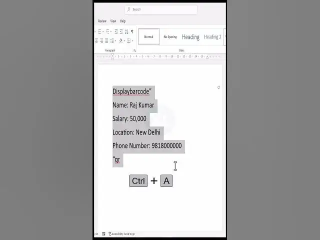 Video thumbnail for QR in One Click — Stop Wasting Time #excel #excelforbeginners #exceltips #excelshortcuts #msoffice