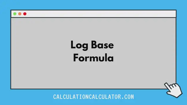 'Video thumbnail for Log Base Formula'