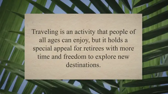Video thumbnail for Traveling in Retirement: 7 Ways to Save Money