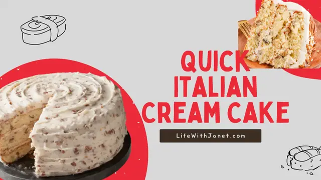 Video thumbnail for Easy & Delicious Quick Italian Cream Cake Recipe - Homemade Italian Delight in Minutes!