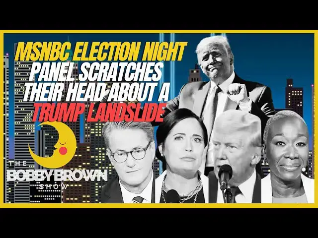Video thumbnail for @msnbc election night panel scratches their head about @trump  Landslide