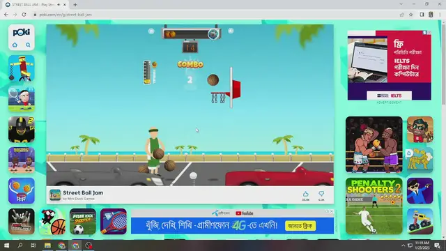 Video thumbnail for street ball jam crazy games