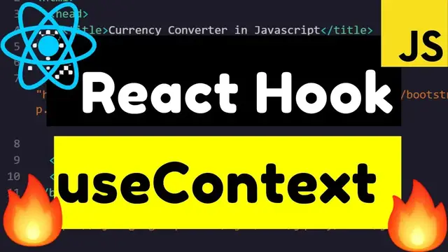 Video thumbnail for React.js useContext Hook Login User and Storing it Example Tutorial For Beginners 2020