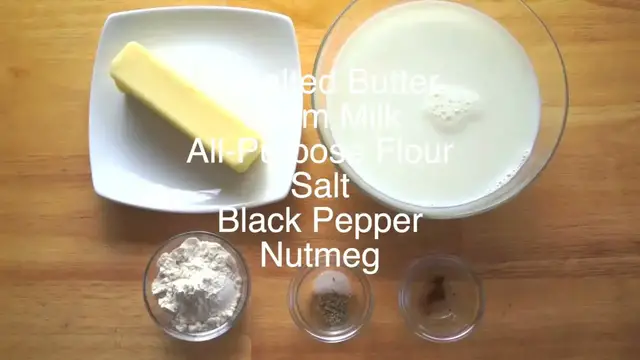 Video thumbnail for How to make Bechamel Sauce   HD 720p