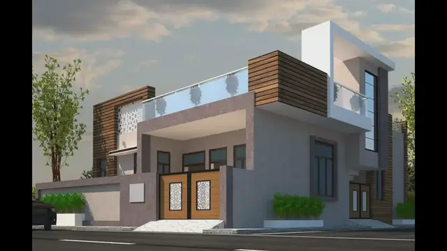 Video thumbnail for ground floor normal house front elevation designs