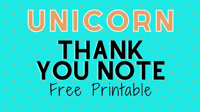 Video thumbnail for unicorn thank you humix video