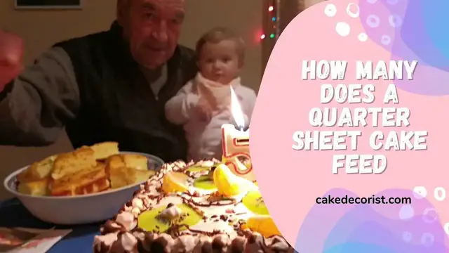 Video thumbnail for How Many Does A Quarter Sheet Cake Feed