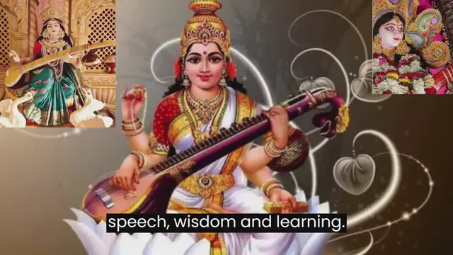 Video thumbnail for Saraswati Puja: Hindu goddess of knowledge, music, art, speech, wisdom, and learning