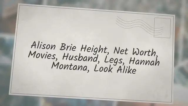 Video thumbnail for Alison Brie Height, Net Worth, Movies, Husband, Legs, Hannah Montana, Look Alike