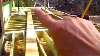 Video thumbnail for Deck Framing New House