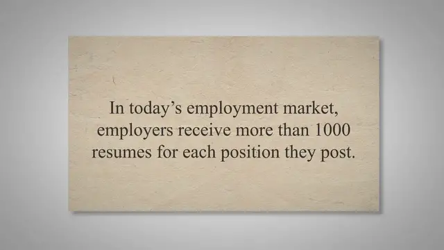 'Video thumbnail for Myths about Job Searching That Impede a Robust Résumé'