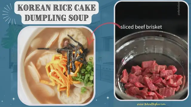 Video thumbnail for Korean Rice Cake Dumpling Soup