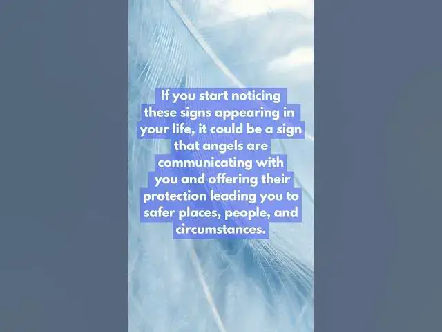 Video thumbnail for Signs that Angels are Protecting You  (Seeing Angelic Symbols or Signs)