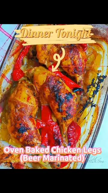 Video thumbnail for Oven Baked Chicken Legs (Beer Marinated)