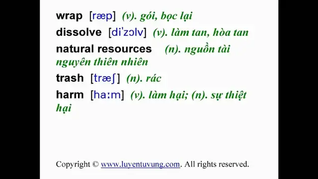 Video thumbnail for Learn English Vocabulary - Grade 9 - Unit 06 - Lesson 02