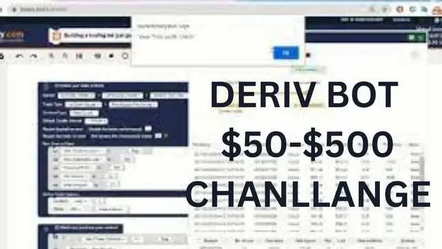 'Video thumbnail for Deriv 50-500 Challenge Bot - Make money  using Deriv Free Bot 2022'