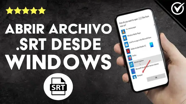Video thumbnail for ¿Cómo abrir archivos con EXTENSIÓN .SRT desde PC Windows?