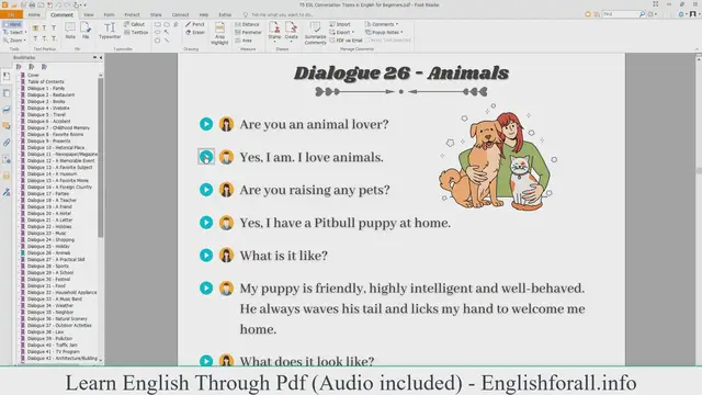 Video thumbnail for English Conversation About Animals
