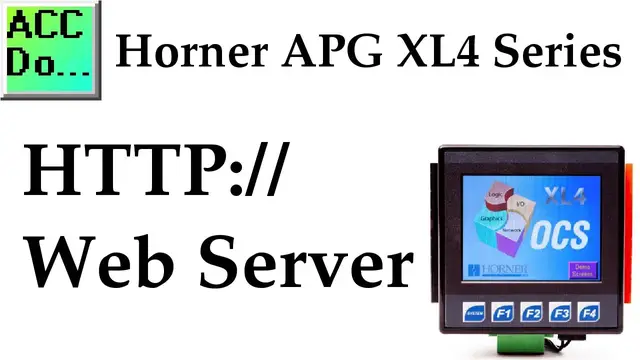 Video thumbnail for Horner XL4 HTTP Web Server