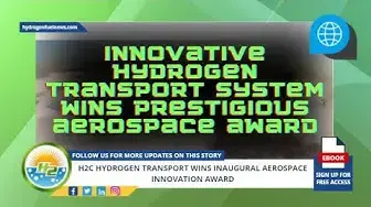 Video thumbnail for Watch: Hydrogen Transport System for Aircraft Wins Aerospace Innovation Award