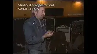 Video thumbnail for Serge Gainsbourg en studio - 1990