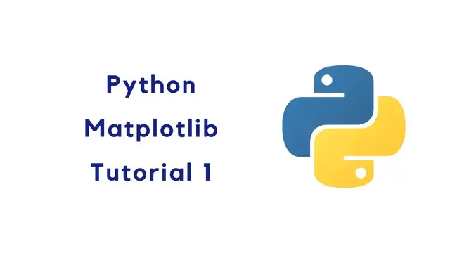 Video thumbnail for Python Matplotlib Tutorial Introduction #1 | Python