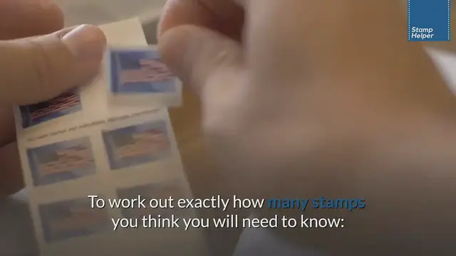 Video thumbnail for How many stamps do you need to send a letter in the U.S