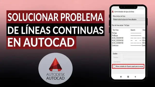 Video thumbnail for Cómo solucionar el problema de líneas punteadas que se ven continuas en AUTOCAD
