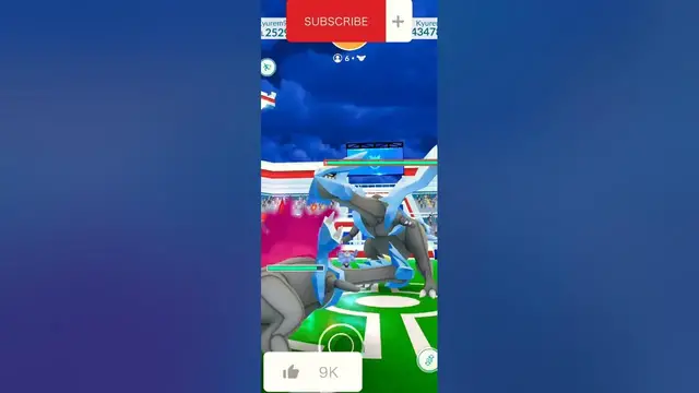 Video thumbnail for KYUREM SHINY IN A RAID!?! FINALLY!!! ✨✨ #shiny #shinypokemon #shorts