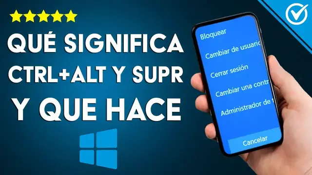 Video thumbnail for ¿Qué significa y que hace 'CTRL + ALT + SUPR'? - Acciones y cierre de programas en Windows