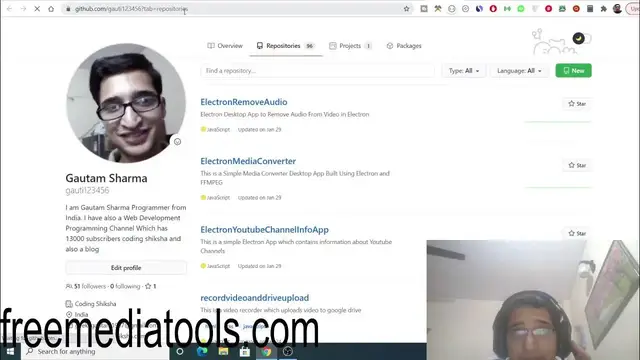 Video thumbnail for React.js Github API Username and Repositories UI Cards Component Using react-github-cards Library