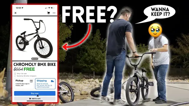 'Video thumbnail for I GAVE AWAY A BMX BIKE (He Didn't Believe Me)'