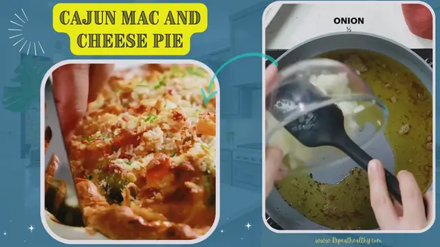 Video thumbnail for Cajun Mac and Cheese Pie