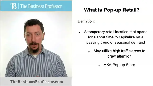 'Video thumbnail for Pop-Up Retail (Marketing)'