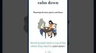 Video thumbnail for "Calm down" meaning | "calm down" in a sentence | Common English Idioms #shorts