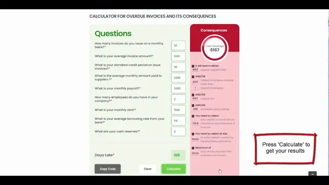Video thumbnail for How to use the calculator 'Consequences Calculator'