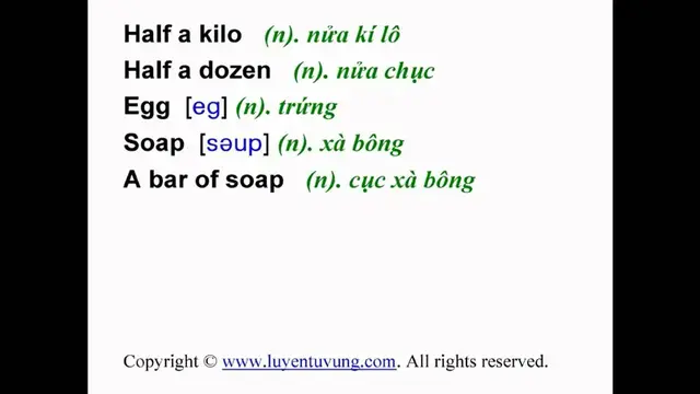 Video thumbnail for Learn English Vocabulary - Grade 6 - Unit 11 - Lesson 01