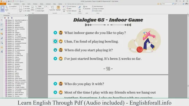 Video thumbnail for English Conversation About Indoor Game