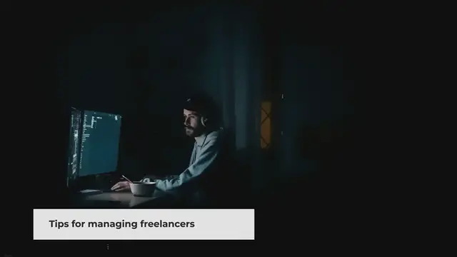 Video thumbnail for Managing Freelancers: 7 Tips for managing freelance projects successfully.