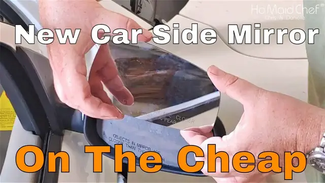Video thumbnail for Install Stick-On Car Side Mirror Glass Replacement And 3 Week Review
