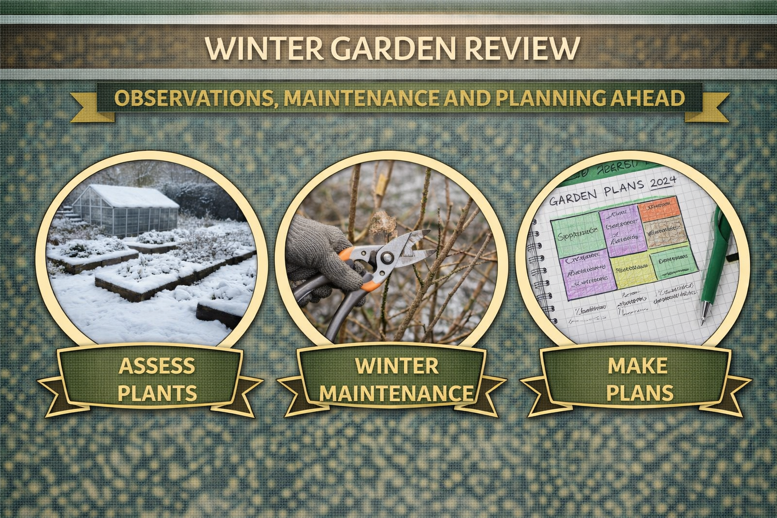Video thumbnail for Winter Garden Review | Observations, Maintenance and Planning Ahead