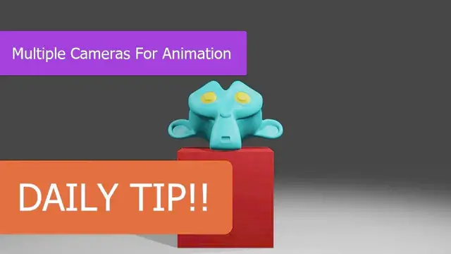 Video thumbnail for Daily Blender Tip - How To Switch Between Cameras For An Animation Using Markers