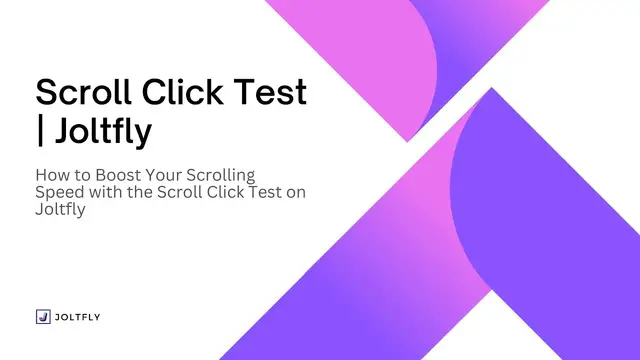 Video thumbnail for The Ultimate Scroll Click Test Platform | Joltfly